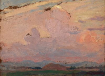 Jan Stanisławski, Niebo, sztuka polska, malarstwo polskie, Tyniec, Niezła Sztuka