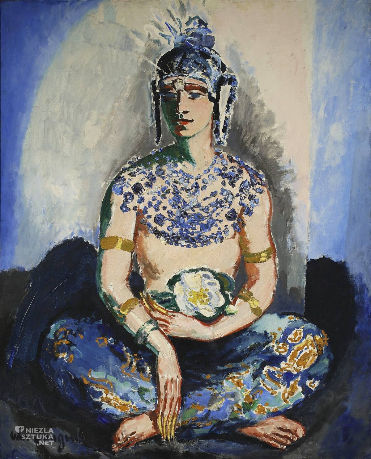 Kees van Dongen, Portret Antoniego Cierplikowskiego, malarstwo europejskie, orient, malarstwo francuskie, Niezła Sztuka