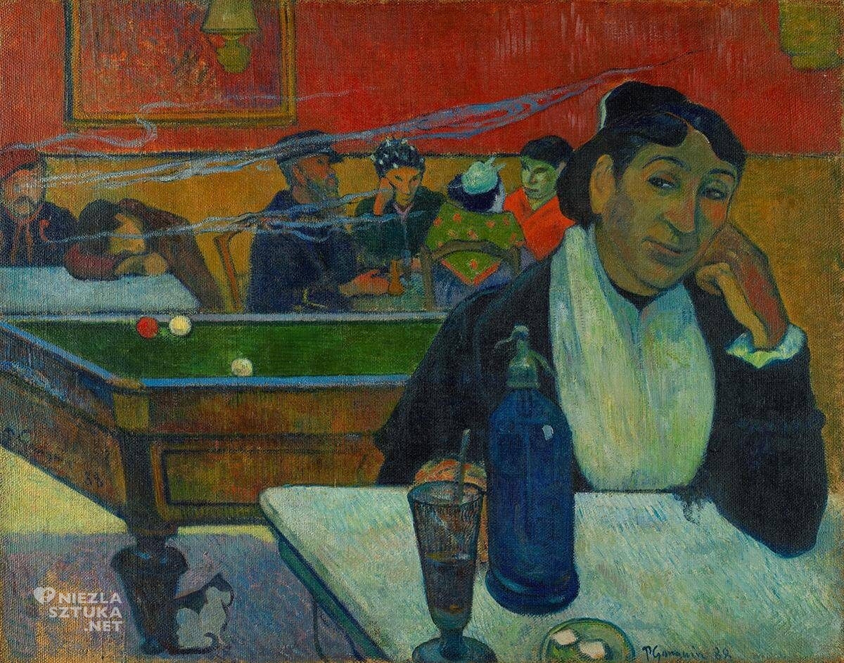 Paul Gauguin, Kawiarnia w Arles, sztuka francuska, Arles, Niezła Sztuka