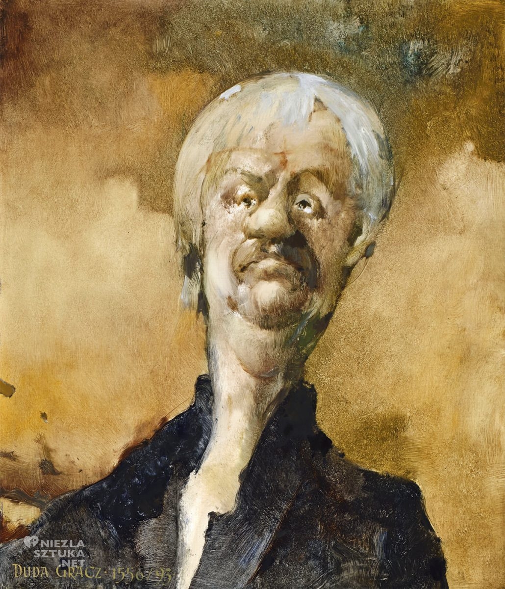 Jerzy Duda-Gracz, Obraz 1556, Autoportret, sztuka polska, sztuka współczesna, Niezła Sztuka