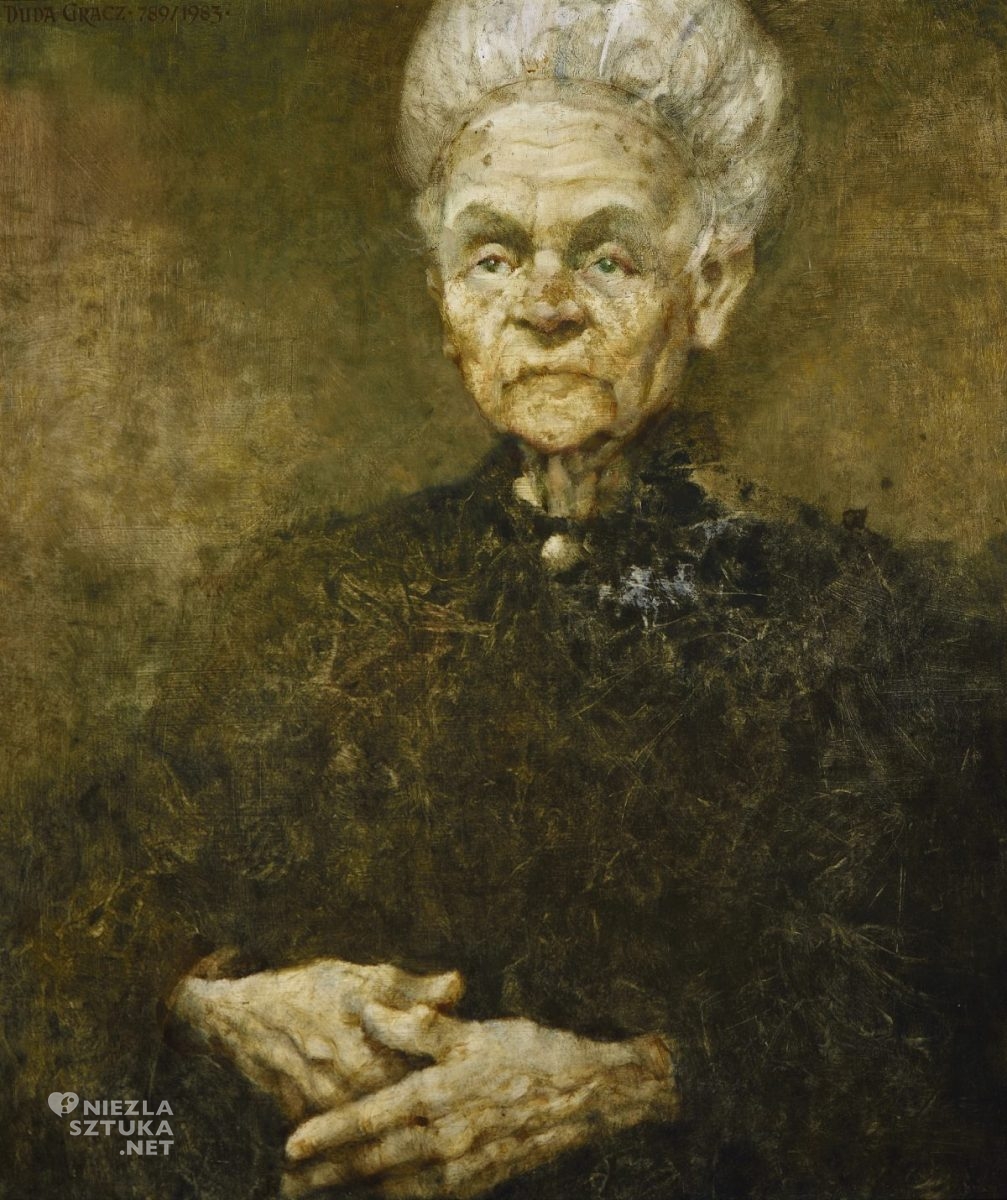 Jerzy Duda-Gracz, Portret matki, sztuka polska, sztuka współczesna, Niezła Sztuka