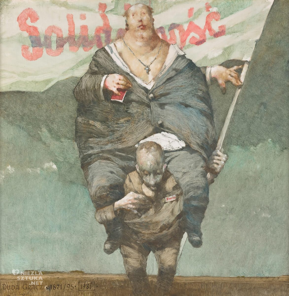 Jerzy Duda-Gracz, Polska szkoła jazdy – Farbowanym lisom, Solidarność, sztuka polska, sztuka współczesna, Muzeum Śląskie, Niezła Sztuka