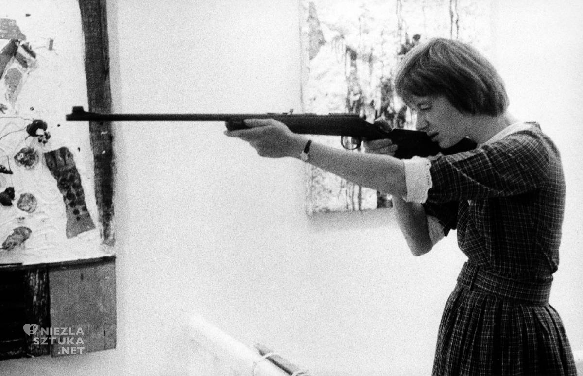 Niki de Saint Phalle, Shooting Picture, sztuka współczesna, kobiety w sztuce, Niezła Sztuka