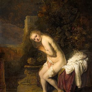 Rembrandt, Rembrandt van Rijn, Zuzanna, Zuzanna i starcy, sztuka niderlandzka, malarsto niderlandzkie, Niezła Sztuka