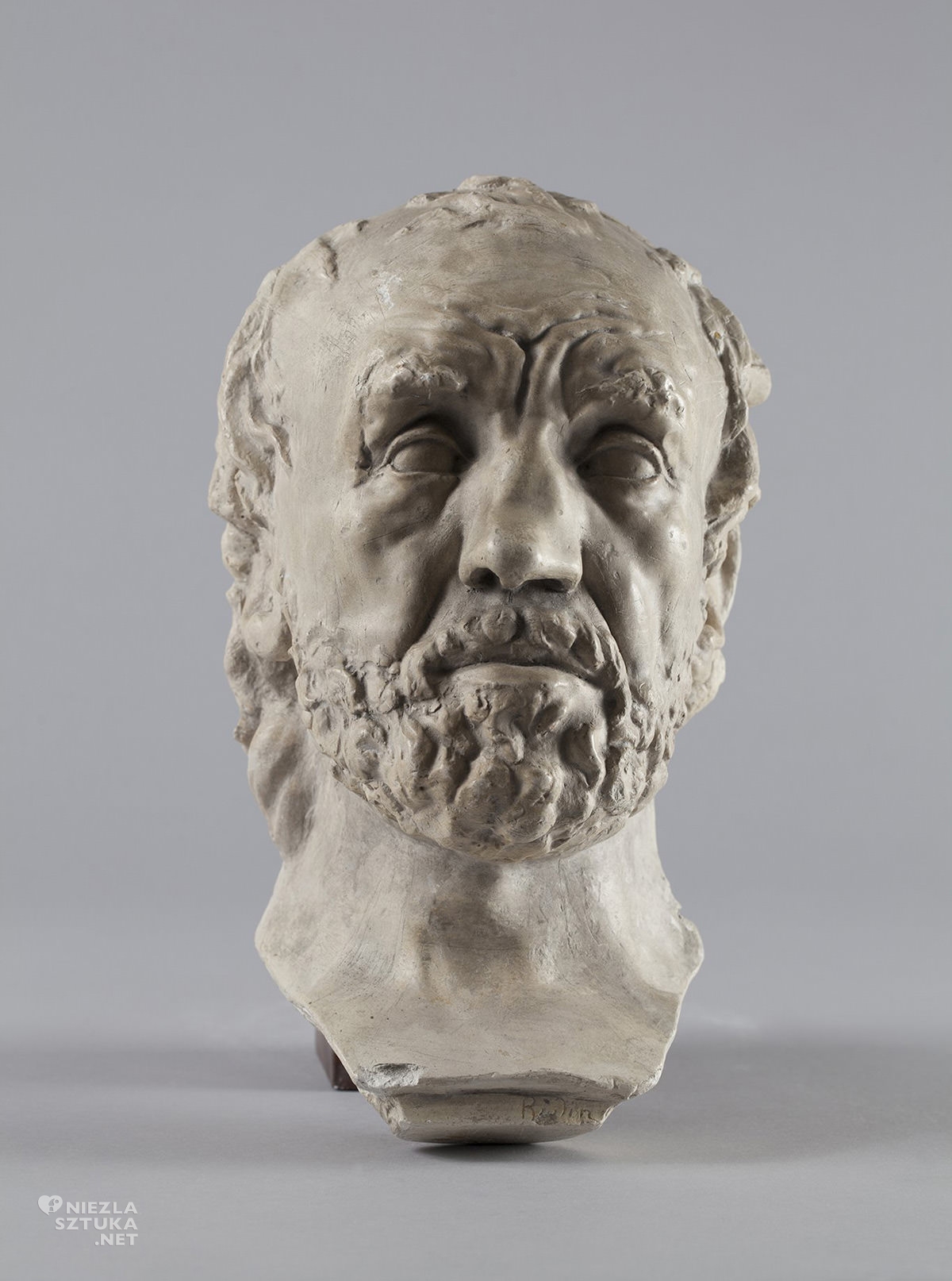 Auguste Rodin, Michał Anioł, mężczyzna ze złamanym nosem, sztuka francuska, rzeźba, Niezła Sztuka