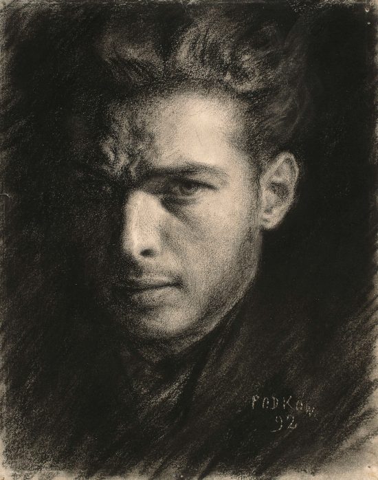 Władysław Podkowiński, Autoportret, sztuka polska, Niezła Sztuka