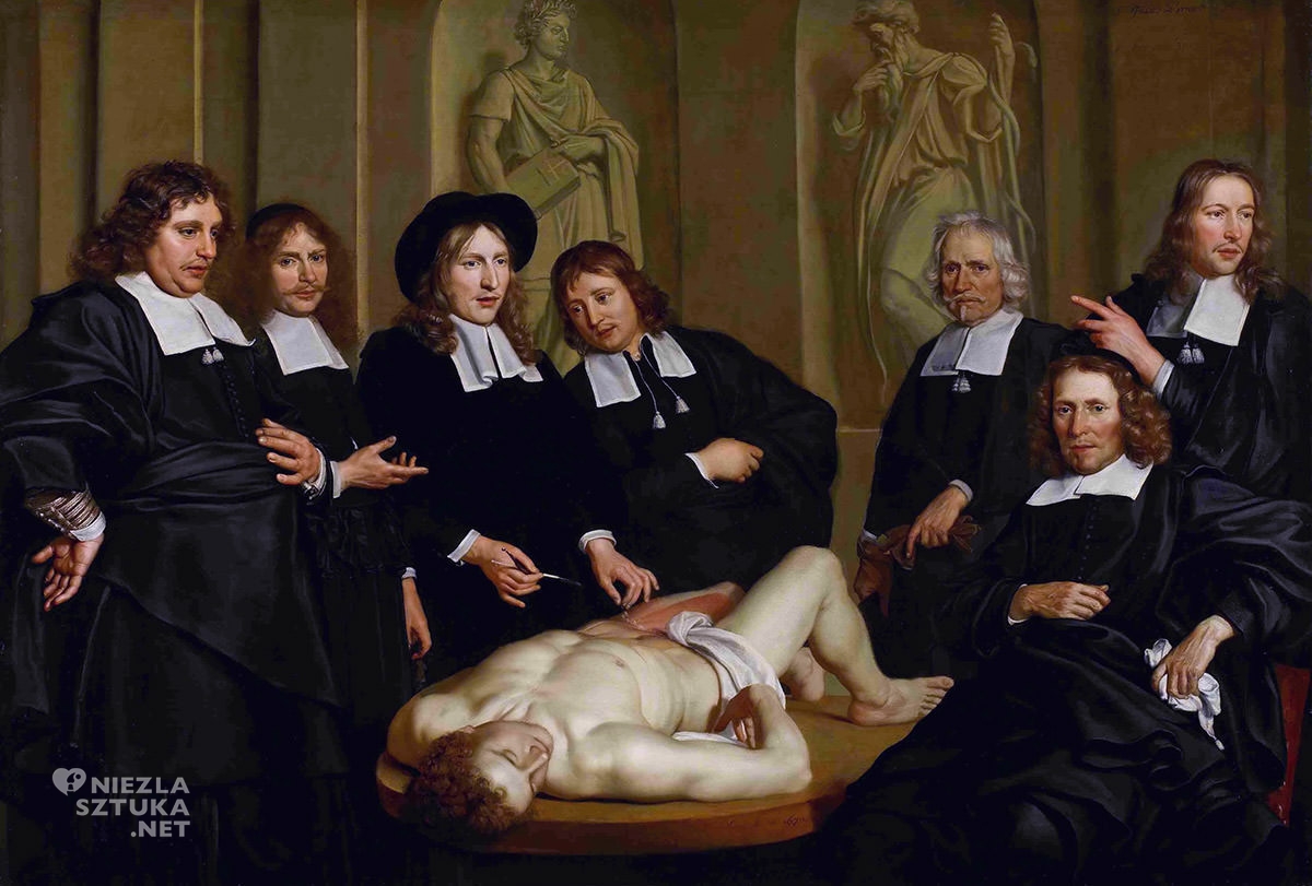Adriaen Backer, Lekcja anatomii profesora Frederika Ruyscha, niezła sztuka