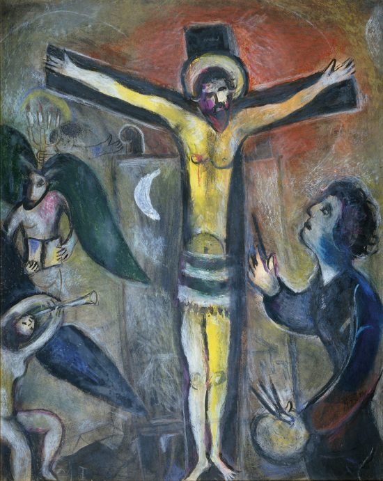 Marc Chagall, Chrystus i malarz, sztuka współczesna, Niezła Sztuka