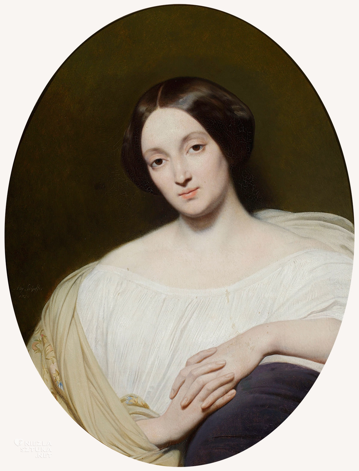 Ary Scheffer, Katarzyna Branicka Potocka, Portret Katarzyny z Branickich Potockiej, niezła sztuka