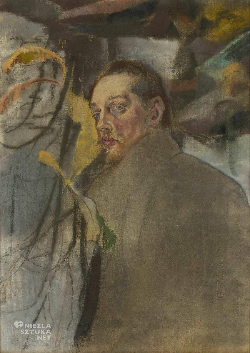 Kazimierz Sichulski, Autoportret, sztuka polska, malarstwo polskie, Niezła Sztuka