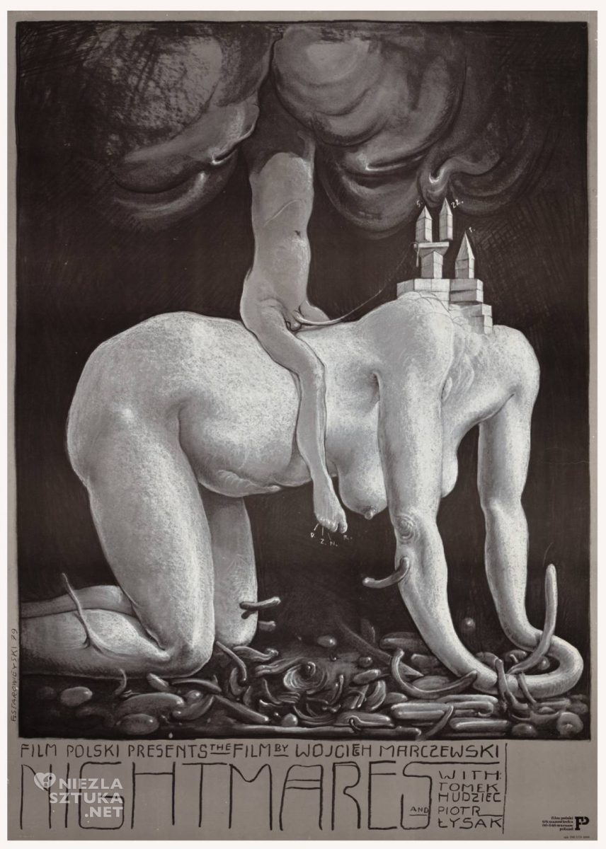 Franciszek Starowieyski, Nightmares, Koszmary, poster, plakat, teatr, niezła sztuka