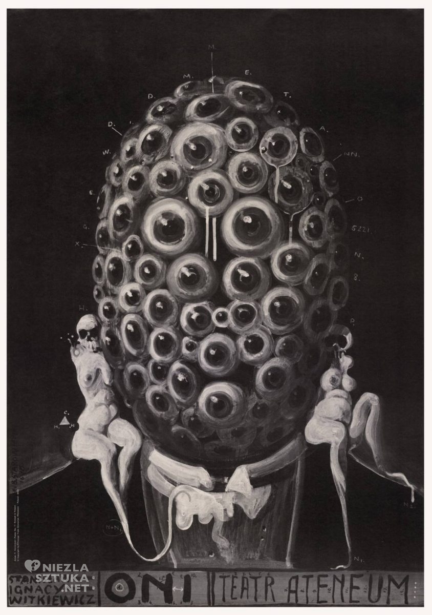 Franciszek Starowieyski, Witkacy, oni, poster, plakat, teatr, niezła sztuka