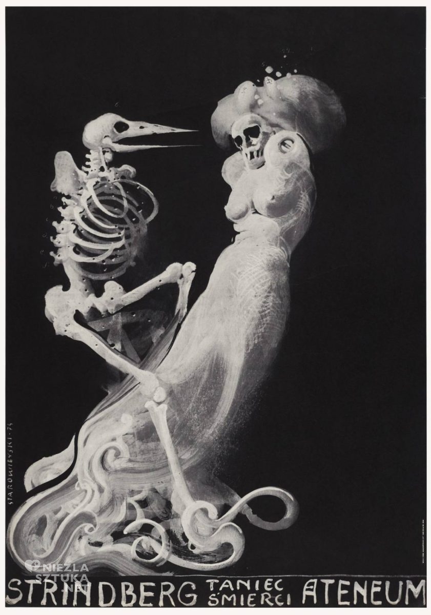 Franciszek Starowieyski, Taniec śmierci, poster, plakat, teatr, niezła sztuka