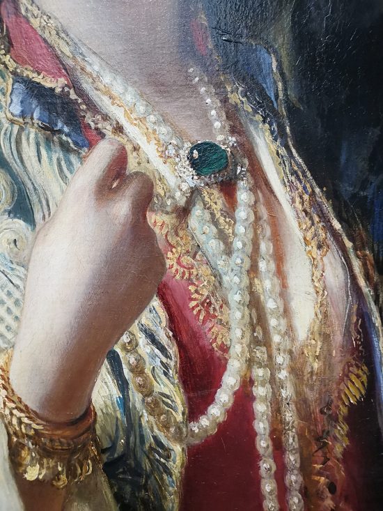 Franz Xaver Winterhalter, Katarzyna Branicka Potocka, Portret Katarzyny z Branickich Potockiej w stroju orientalnym, niezła sztuka