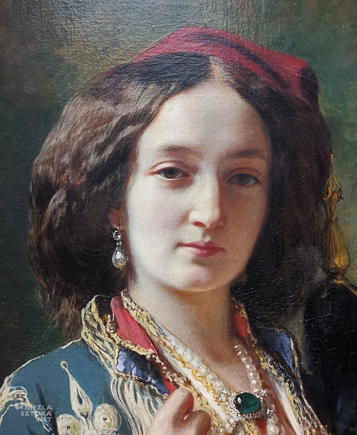 Franz Xaver Winterhalter, Katarzyna Branicka Potocka, Portret Katarzyny z Branickich Potockiej w stroju orientalnym, niezła sztuka