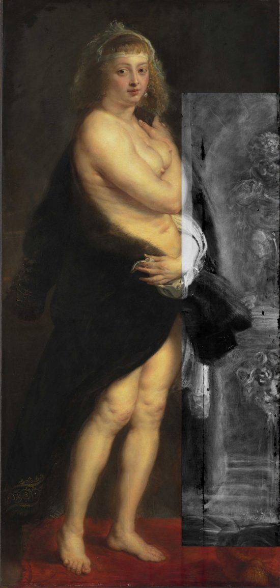 Peter Paul Rubens, Helena Fourment, Portret Heleny Fourment w futrze, portret żony w futrze, malarstwo flamandzkie, niezła sztuka