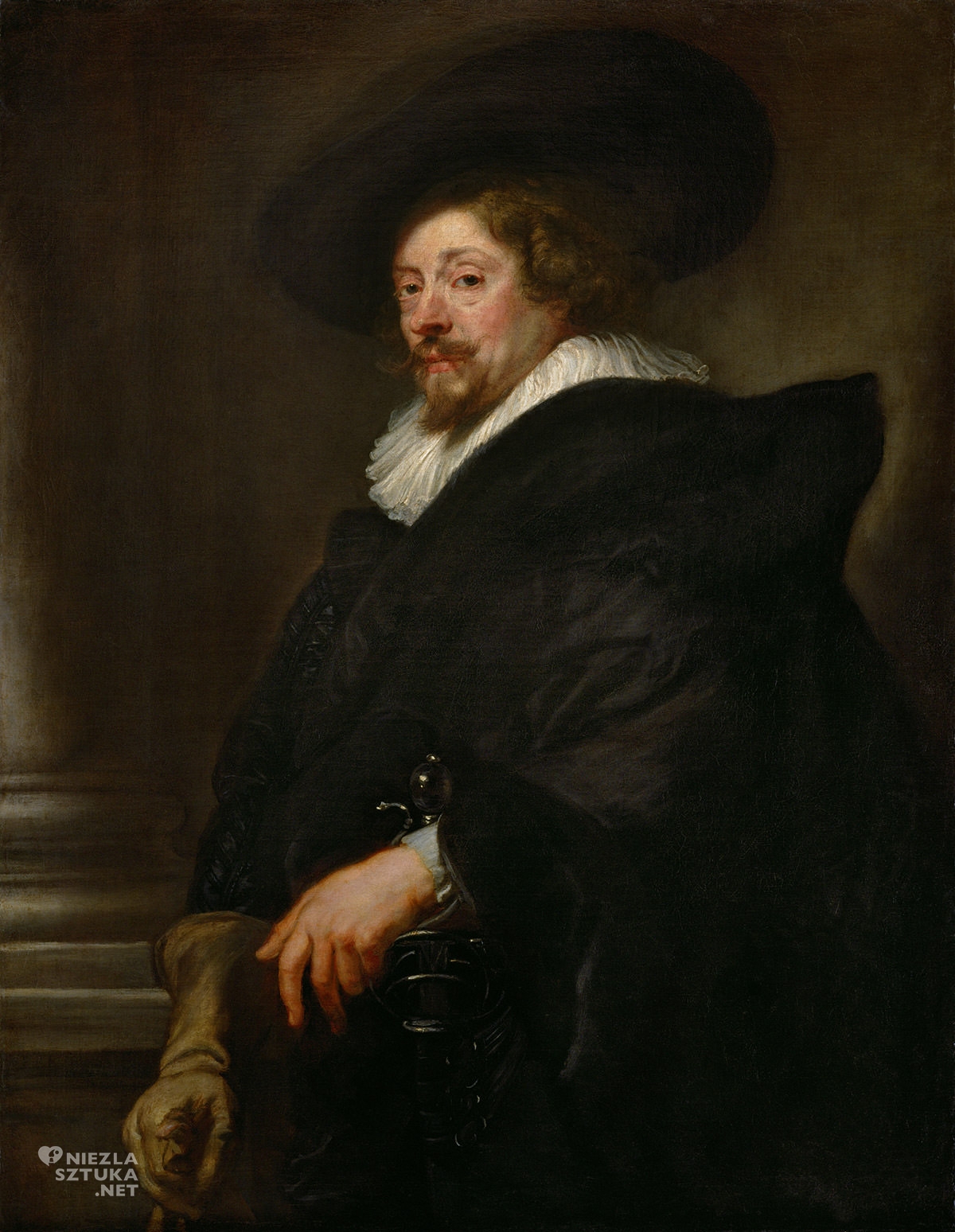 Peter Paul Rubens, Autoportret, malarstwo flamandzkie, niezła sztuka