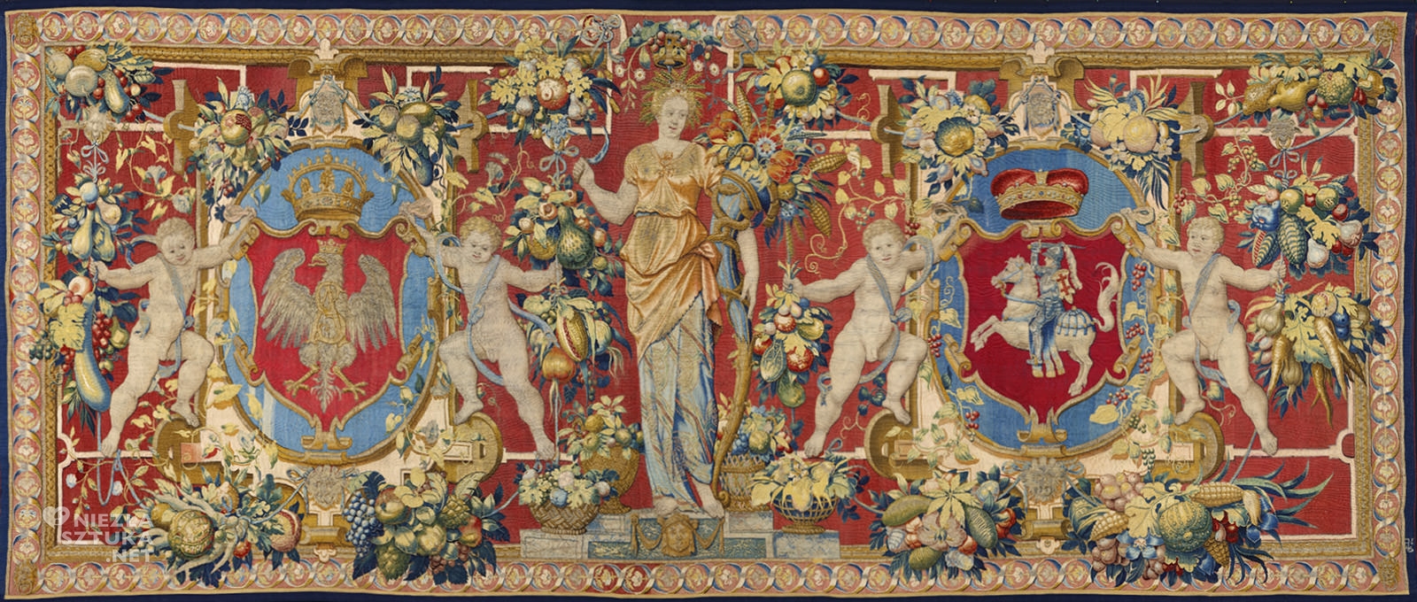 Arrasy wawelskie, arras, tkaniny królewskie, zamek królewski na Wawelu, król Zygmunt August, niezła sztuka