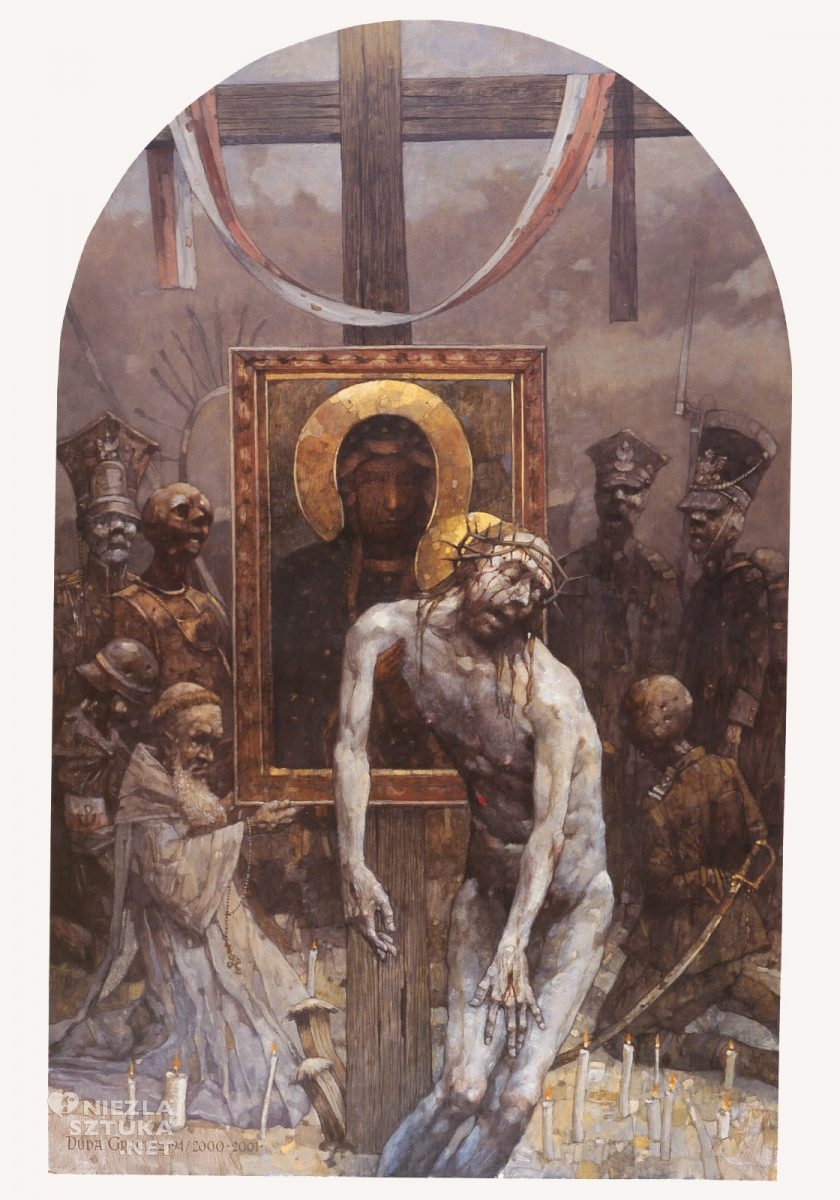 Jerzy Duda-Gracz, Golgota jasnogórska, sztuka polska, sztuka współczesna, Jasna Góra, Niezła Sztuka