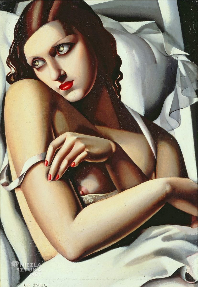Tamara Łempicka, Tamara de Lempicka, Rekonwalescentka, kobiety w sztuce, art deco, Niezła Sztuka