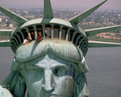 Statua Wolności, Nowy Jork, USA, rzeźba, pomnik, Niezła Sztuka