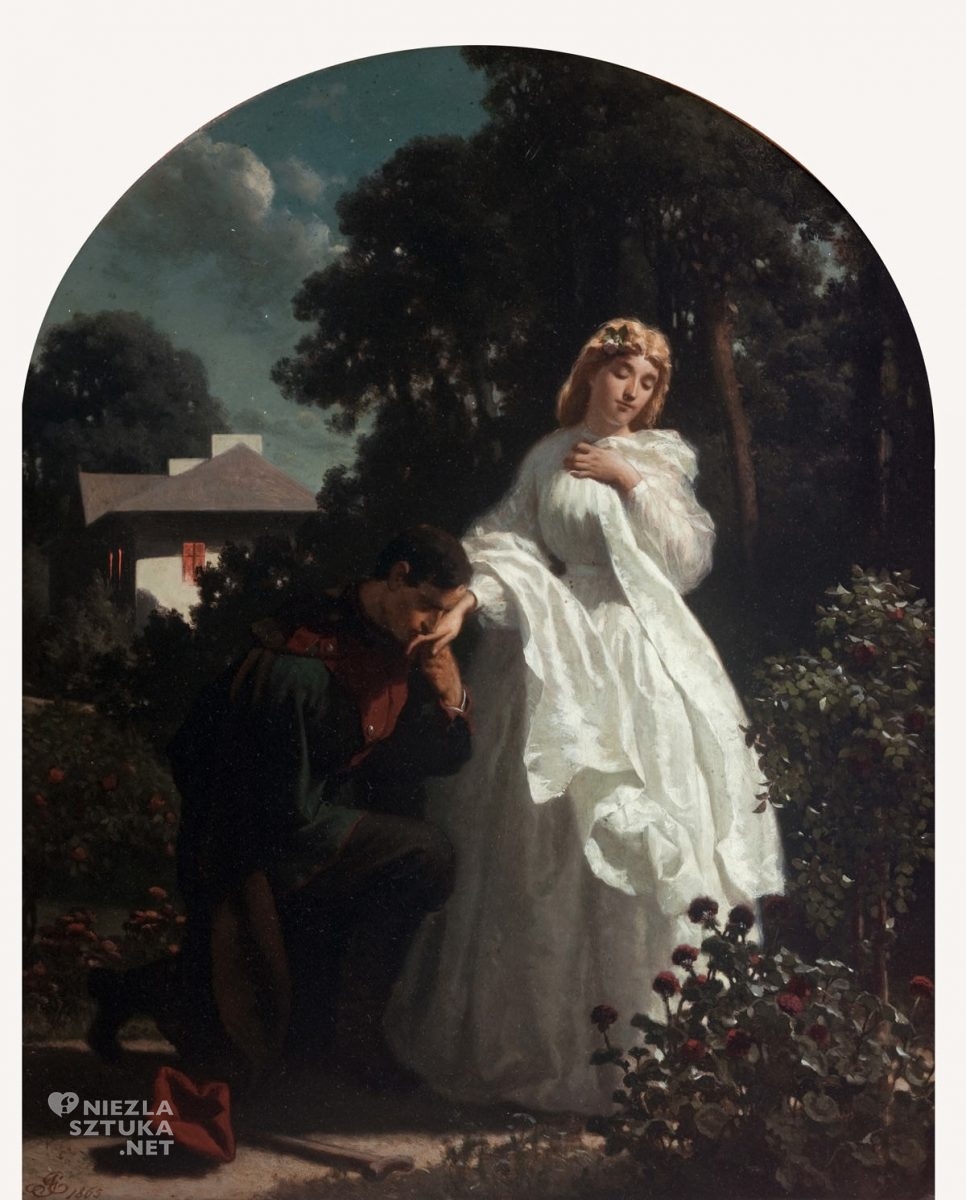 Artur Grottger, Rok 1863, Powitanie, romantyzm, sztuka polska, Niezła Sztuka