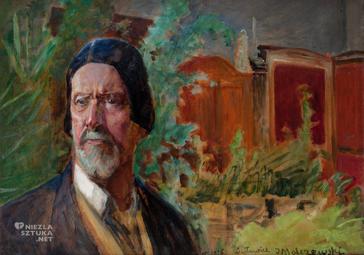 Jacek Malczewski, Autoportret, sztuka polska, malarstwo polskie, Niezła Sztuka