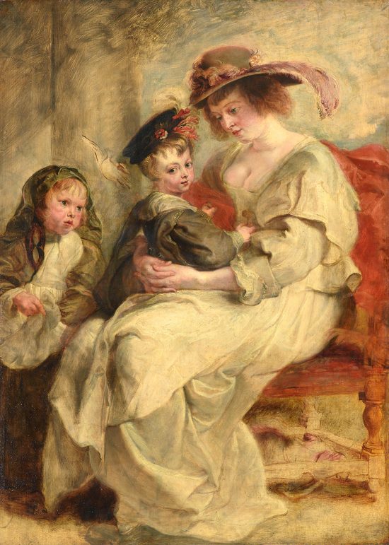 Peter Paul Rubens, Helena Fourment z dziećmi, sztuka flamandzka, Niezła Sztuka