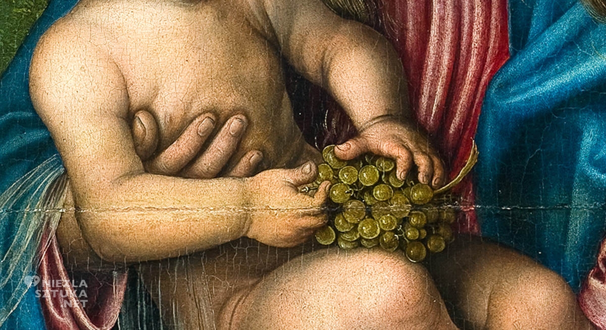 Lucas Cranach, Madonna pod jodłami, XVI wiek, sztuka niemieckie, malarstwo religijne, renesans, Niezła Sztuka