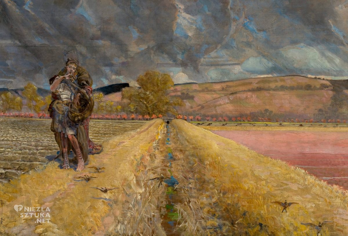 Jacek Malczewski, Święta Agnieszka, sztuka polska, malarstwo polskie, Niezła Sztuka