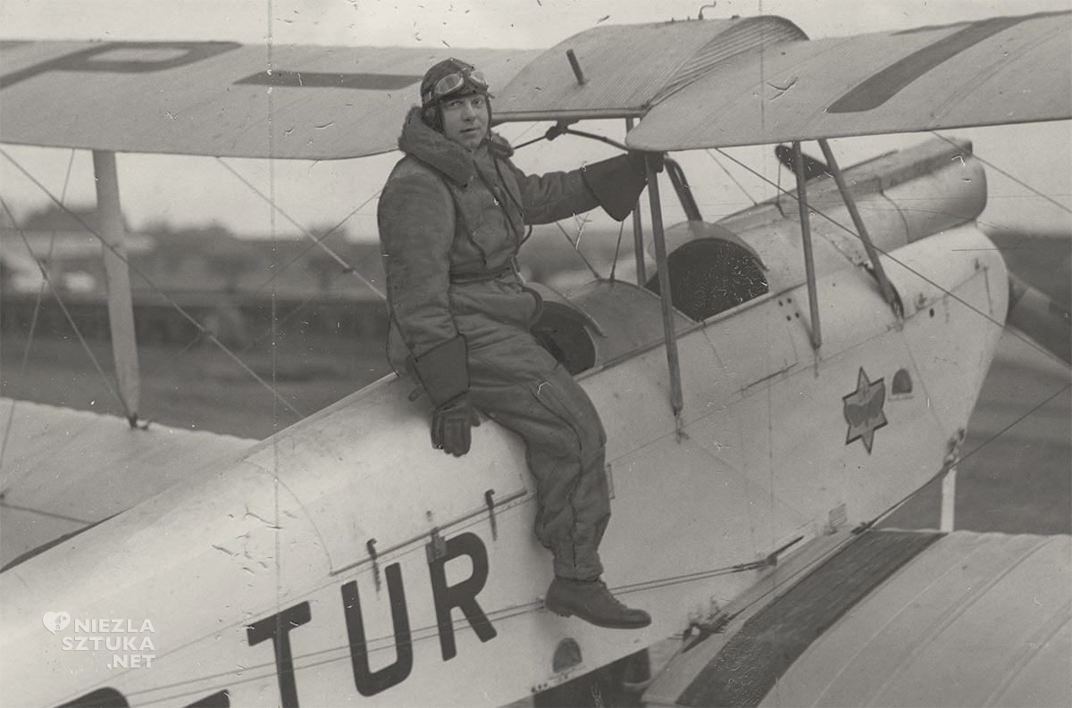 Tadeusz Pruszkowski, samolot, Kazimierz Dolny, sztuka polska, malarz polski, niezła sztuka