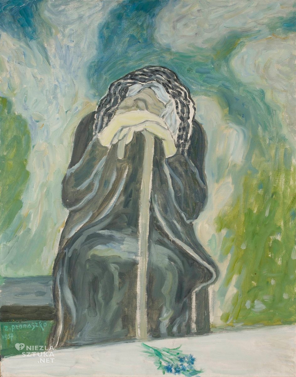 Zbigniew Pronaszko, Matka, malarstwo polskie, malarstwo XX w., malarstwo współczesne, portret, awangarda, Niezła Sztuka