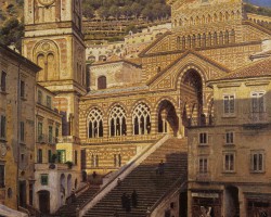Aleksander Gierymski, Katedra w Amalfi, sztuka polska, malarstwo polskie, Włochy, niezła sztuka