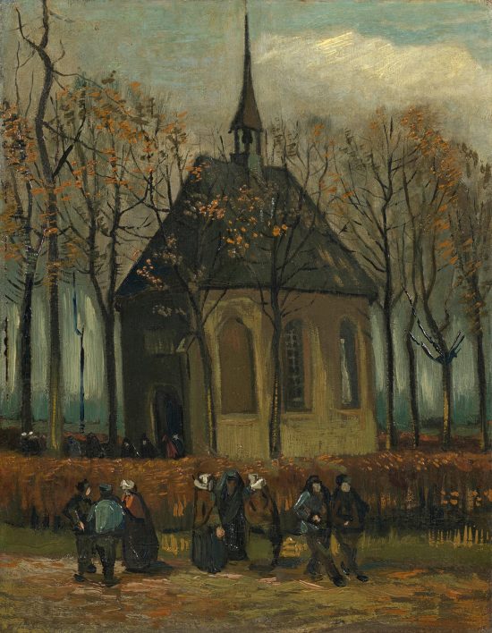 Vincent van Gogh, kościół. Nuenen, sztuka niderlandzka, niezła sztuka