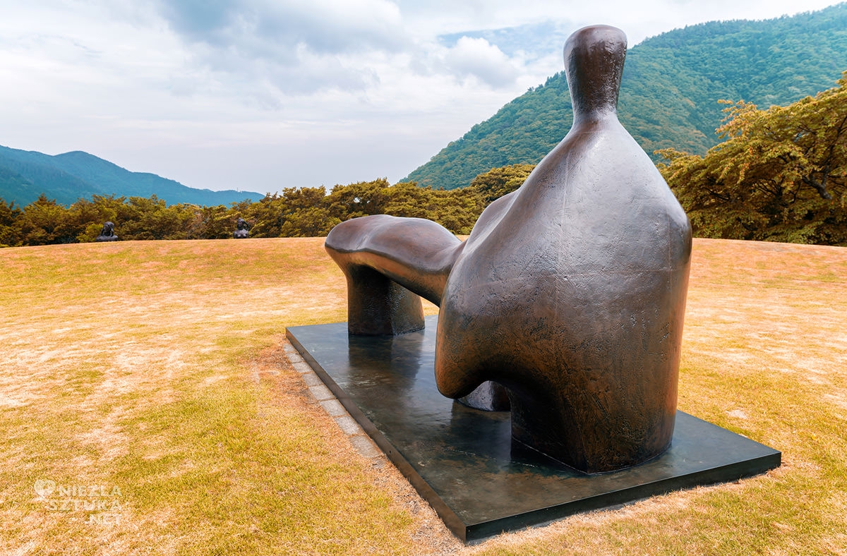 Hakone park, Hakone muzeum, Henry Moore, muzeum na świeżym powietrzu, rzeźba, rzeźba w przestrzeni, sztuka współczesna, Japonia, Hakone, niezła sztuka