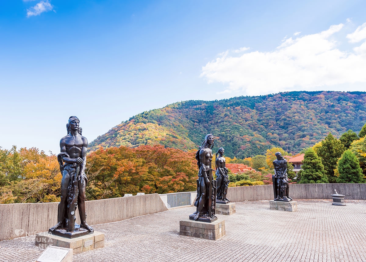 Hakone park, Hakone muzeum, muzeum na świeżym powietrzu, rzeźba, rzeźba w przestrzeni, sztuka współczesna, Japonia, Hakone, niezła sztuka