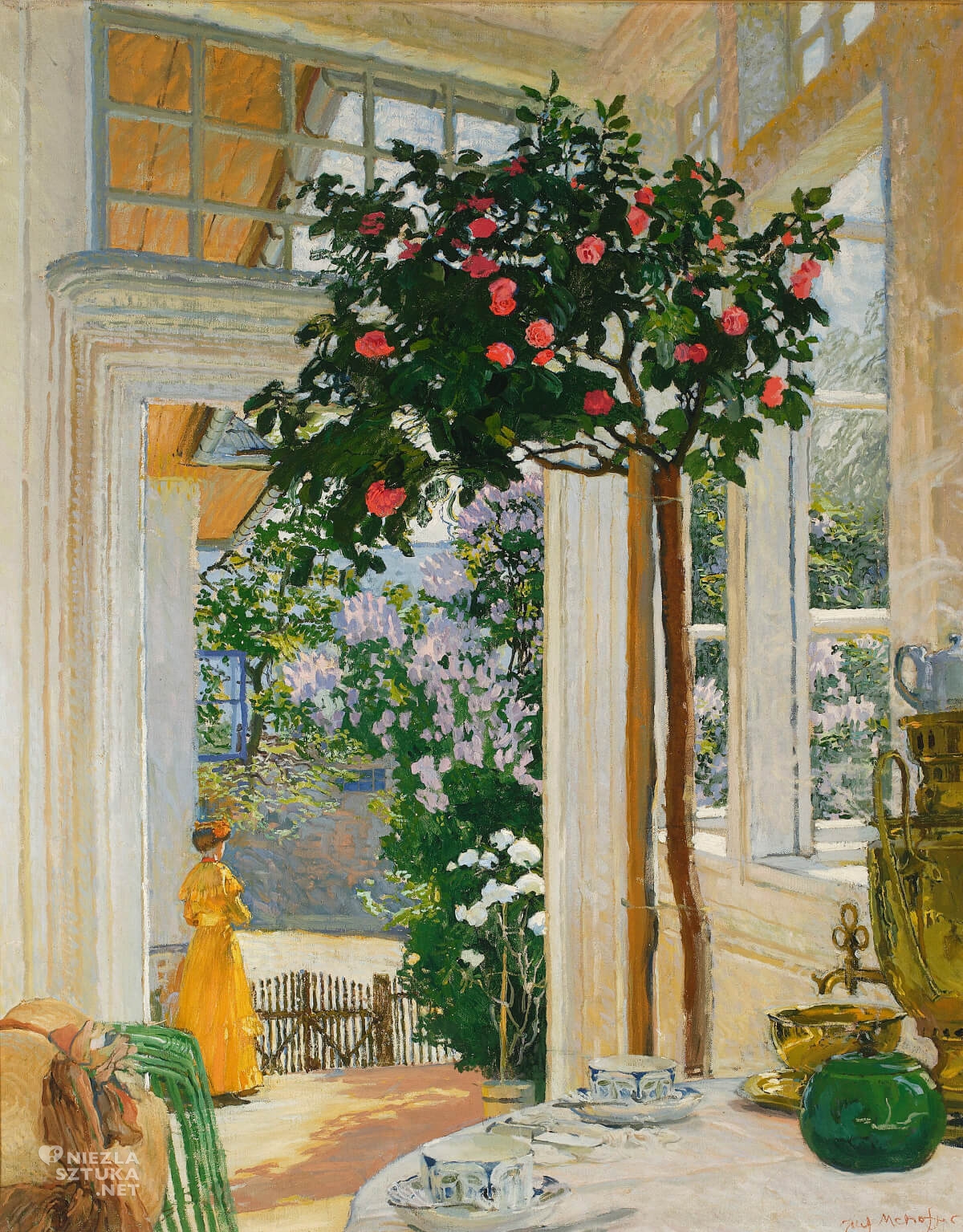 Józef Mehoffer, Słońce majowe, sztuka polska, malarstwo polskie, Niezła sztuka