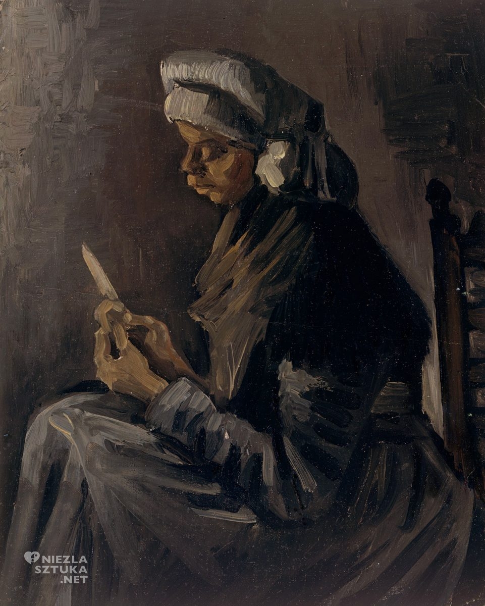 Vincent van Gogh, impresjonizm, kobieta, portret, niezła sztuka