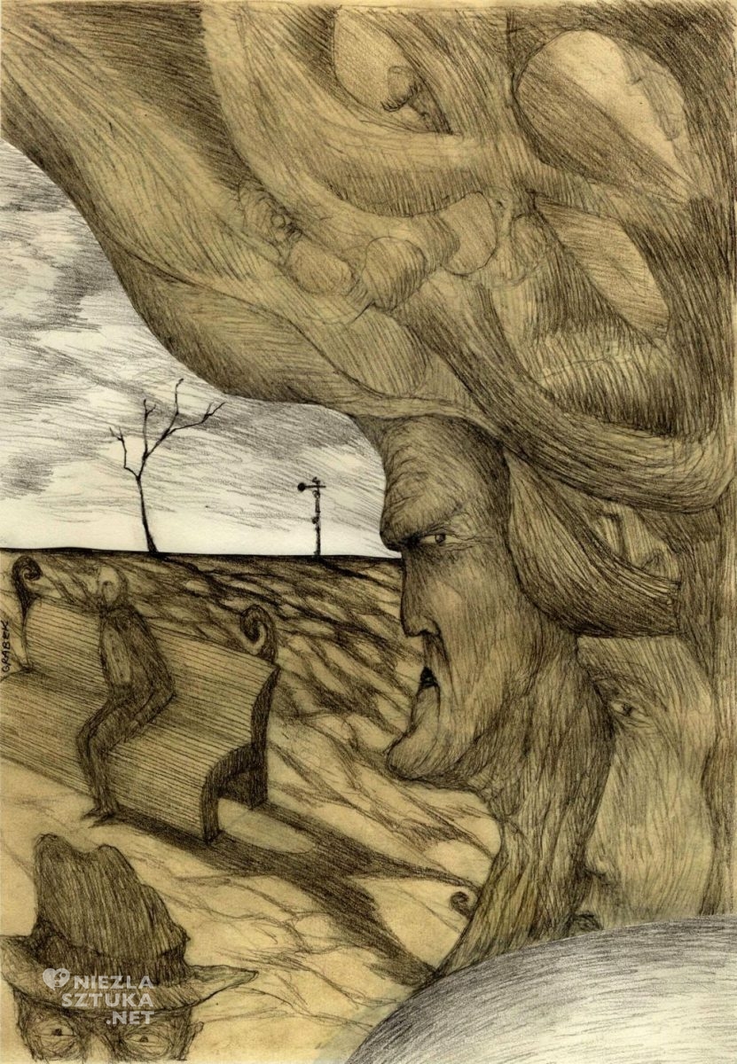 Wojciech Grabowski, sztuka polska, artysta polski, rysunek, Przemyśl, niezła sztuka