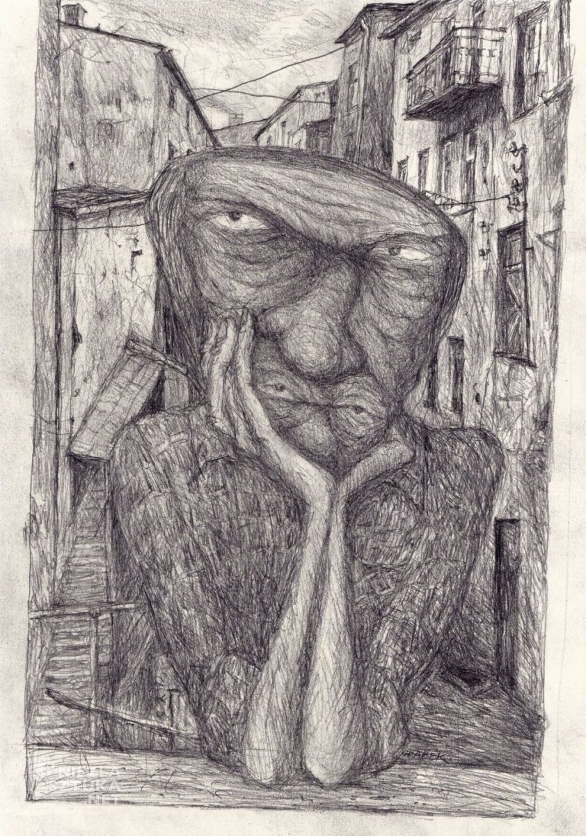 Wojciech Grabowski, sztuka polska, artysta polski, rysunek, Przemyśl, niezła sztuka