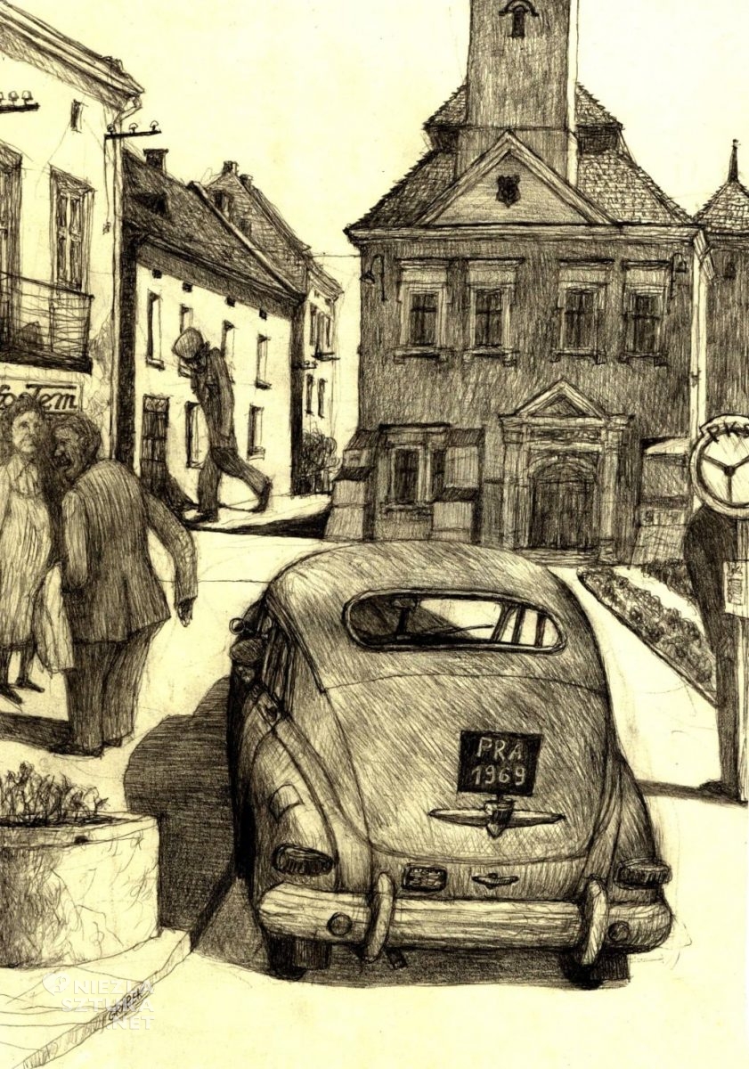 Wojciech Grabowski, sztuka polska, artysta polski, rysunek, Przemyśl, niezła sztuka