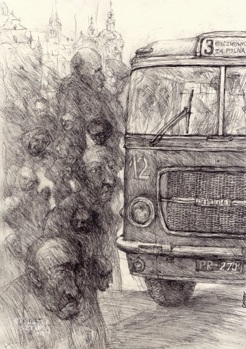 Wojciech Grabowski, sztuka polska, artysta polski, rysunek, Przemyśl, niezła sztuka
