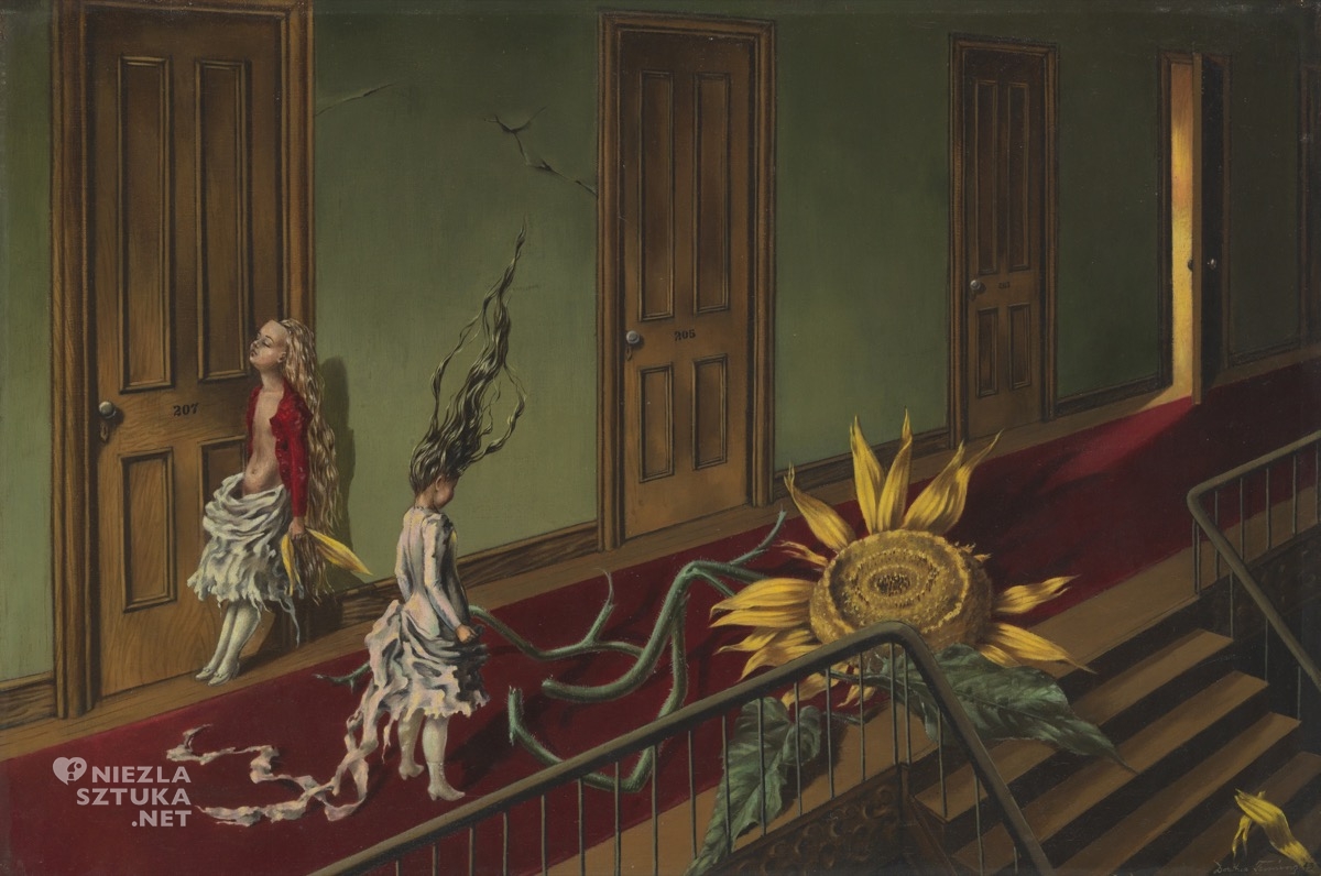 Dorothea Tanning, Eine kleine Nachtmusik, surrealizm, kobiety w sztuce, Niezła Sztuka