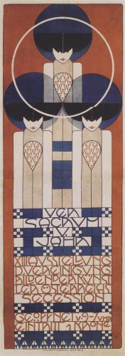 Koloman Moser, Plakat, Secesja Wiedeńska, wystawa, Niezła Sztuka