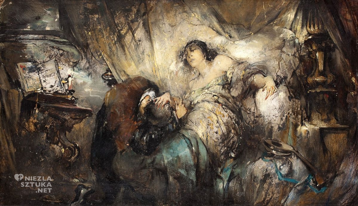 Franciszek Żmurko, Zygmunt August i Barbara, sztuka polska, malarstwo polskie, Niezła Sztuka