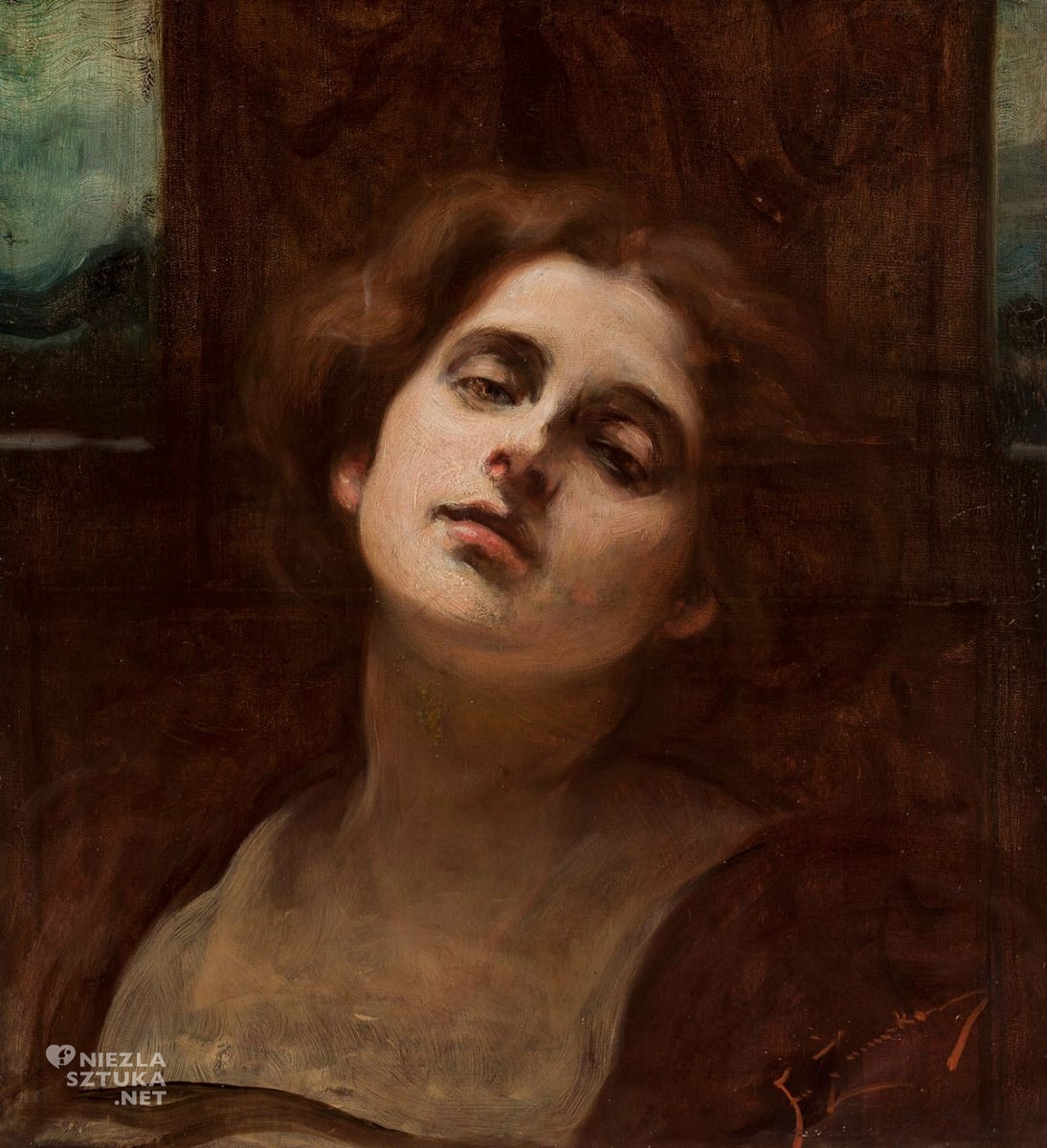 Franciszek Żmurko, Głowa kobiety, sztuka polska, Niezła Sztuka