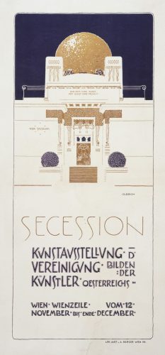 Joseph Maria Olbrich, plakat, secesja, niezła sztuka