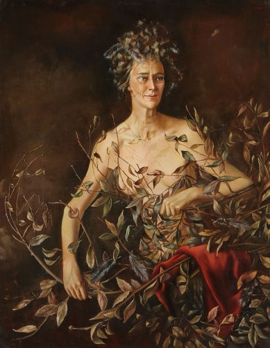 Leonor Fini, Portret pani Hasellter, kobiety w sztuce, surrealizm, Niezła Sztuka