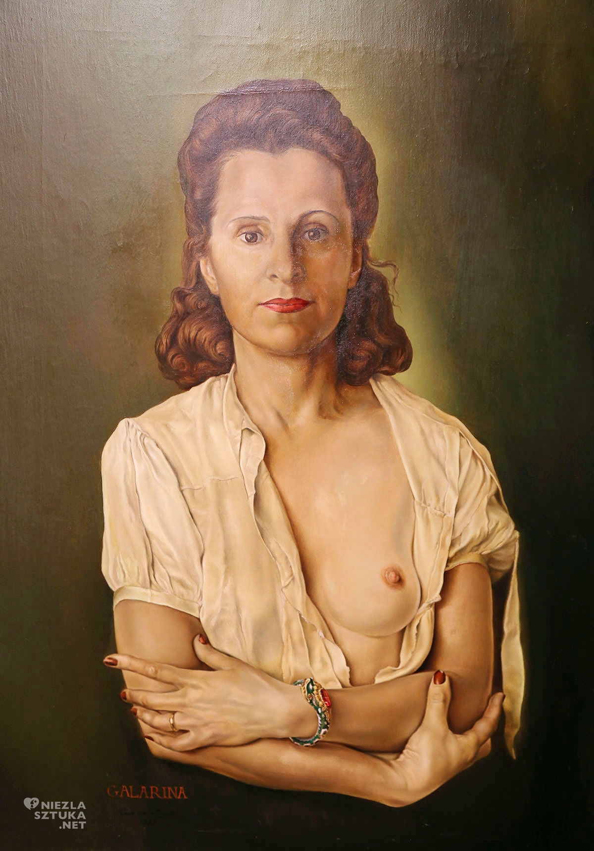 Salvador Dali, Gala Dali, portret, kobieta, niezła sztuka