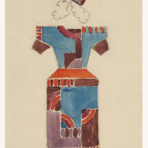 Zbigniew Pronaszko, Andrzej Pronaszko, teatr, Achilles, projekt kostiumu, sztuka polska, niezła sztuka